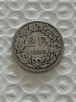 2 Franken 1886  Rar