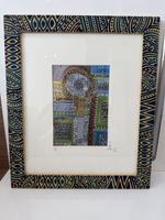 M. Zouari 1992 - RARE 40/100 Kunst - Cadre peint / Rahmen