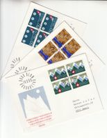 SBK 453 - 455 im 4er-Block FDC