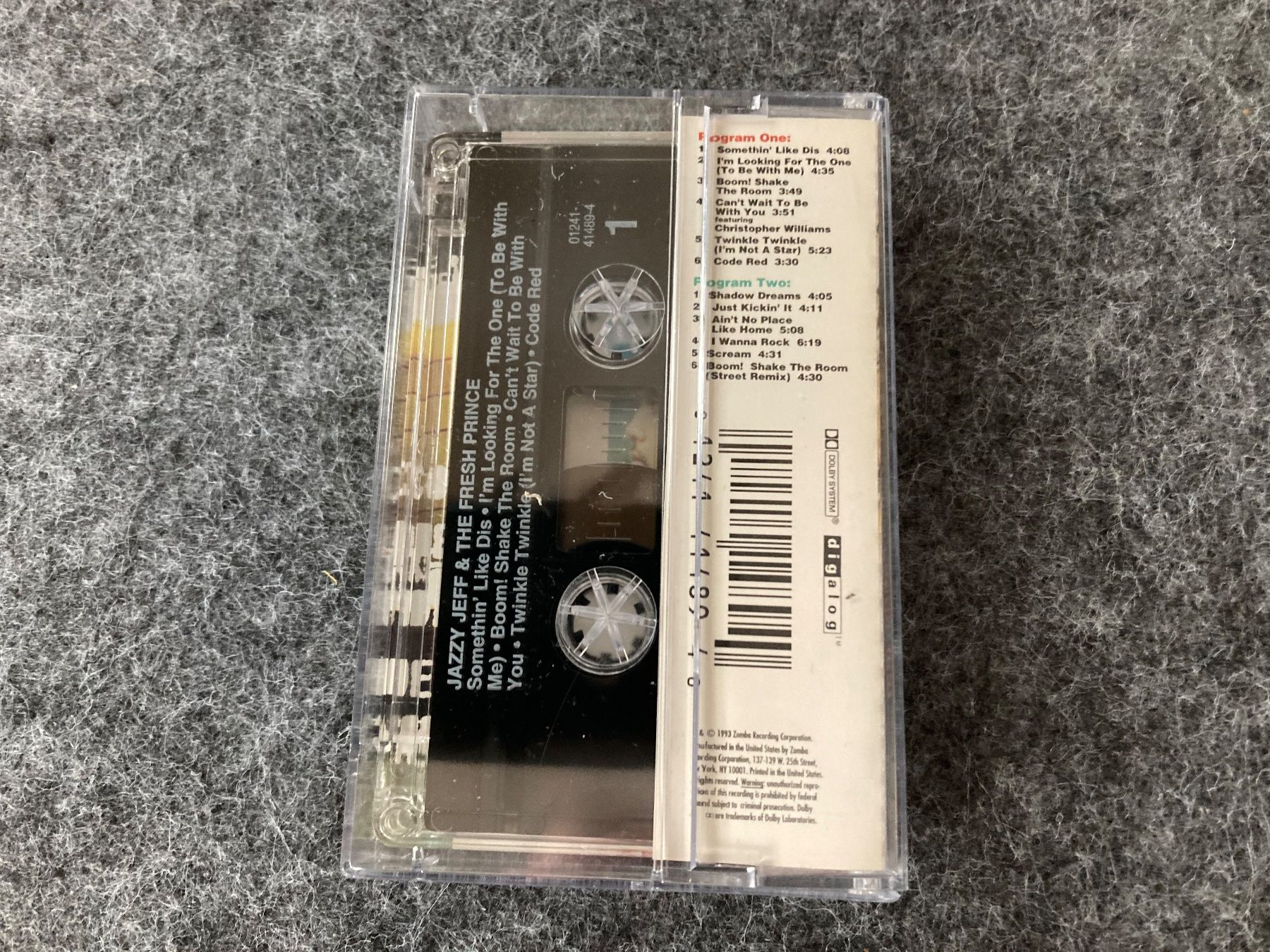 Musicassette: DJ Jazzy Jeff & The Fresh Prince - Code Red (MC) – Usato da Fribourg venduto da Karushi 2