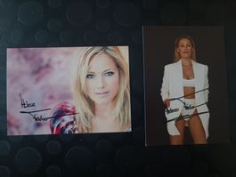 Helene Fischer - 2x Handsignierte Autogrammkarten
