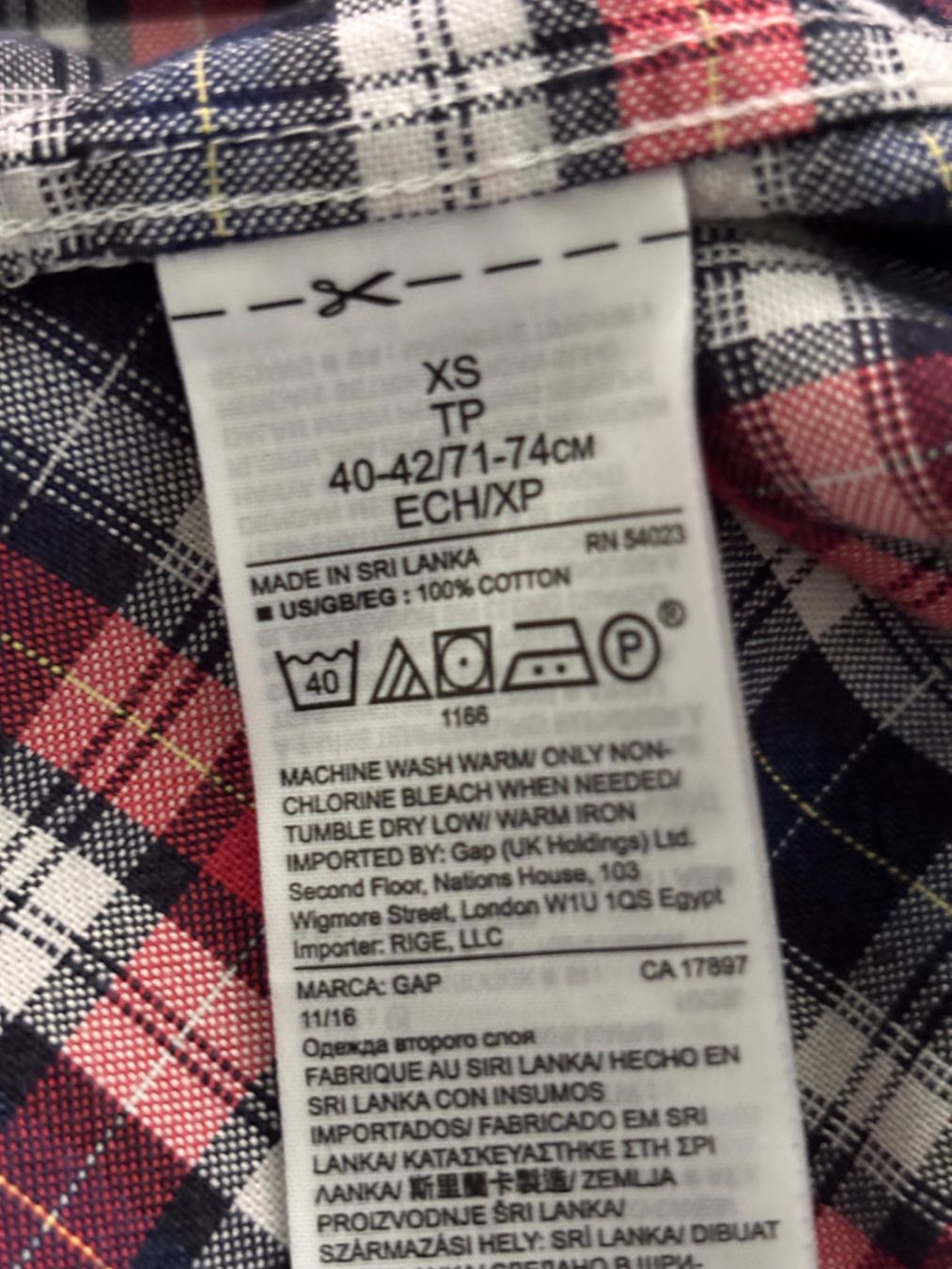 Gap Camicie: Chemise GAP – Usato da Arbaz venduto da CicciStore 3