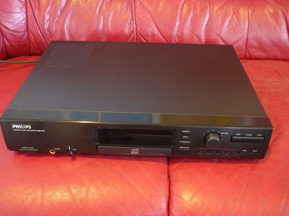 CD Player Brenner Philips CDR 870 Audio CD Recorder Kaufen auf Ricardo