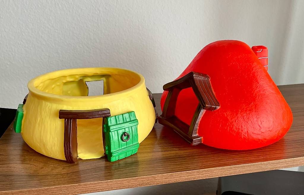 Giocattoli: Schlumpf Haus gross 23 cm – Usato da Gümligen venduto da VIN-TAGE-ZONE 4