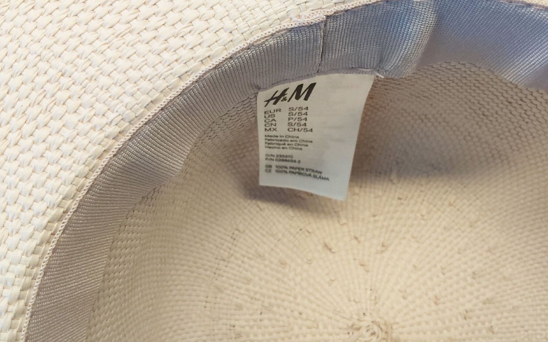 H&M Copricapi, berretti & cappellini: Sommerhut Papierstroh H&M rosa – Nuovo (secondo la descrizione) da Köniz venduto da scopello12 2