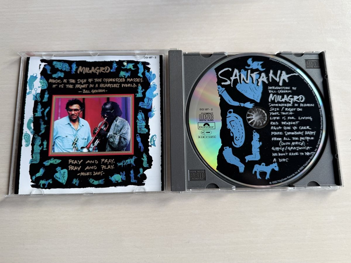 CDs: Santana - Milagro CD Album – Gebraucht aus Oberried Brienz von Chyara 2