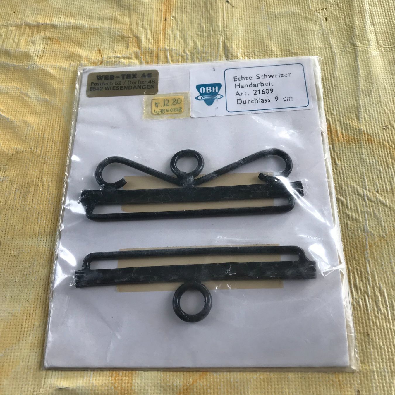 Ferramenta: ECHTE SCHWEIZER HANDARBEIT DURCHLASS 9CM – Nuovo e nell'imballaggio originale da Ostermundigen venduto da crazy-horse-1840
