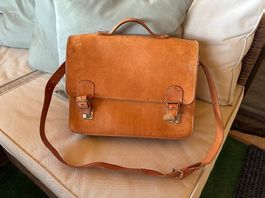 Echte Leder Tasche Umhängetasche Vintage Look Sommerliche...