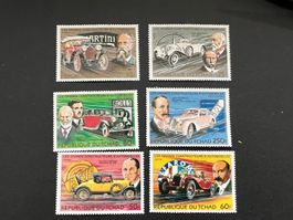 Tschad 1983 Automobil Hersteller Mi. Nr. 985/90 ** (D138)
