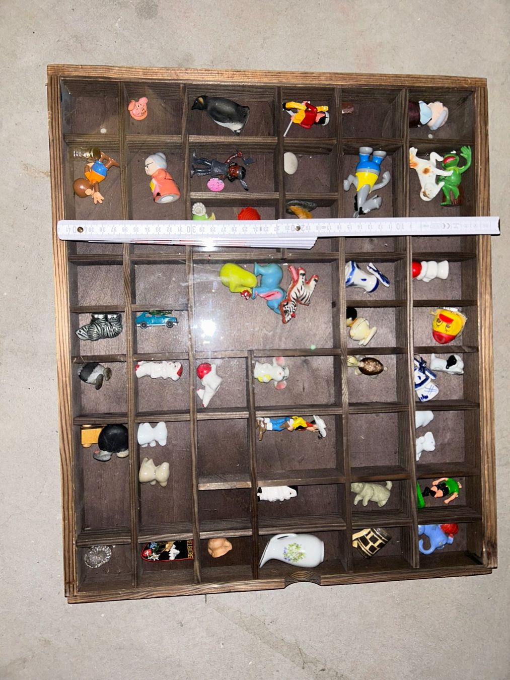 Vetrine: Setzkasten - Vitrine mit Fächern - Schaukasten – Usato da Küsnacht ZH venduto da filo_fila8700 1