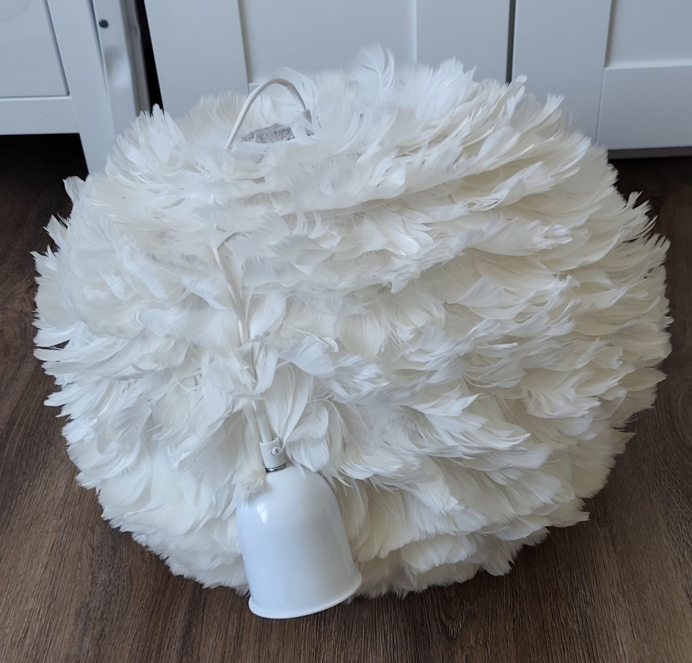 Lustres & lampes de plafonds: Deckenlampe Federn Weiss rund  – Neuf (Voir description) à Wittenwil par hasygirl 1