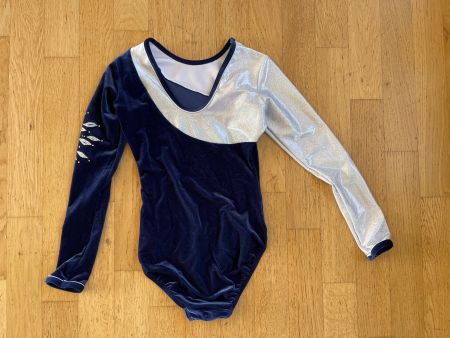 Turnanzug The Zone blau silber langarm neuwertig (152 - 164)