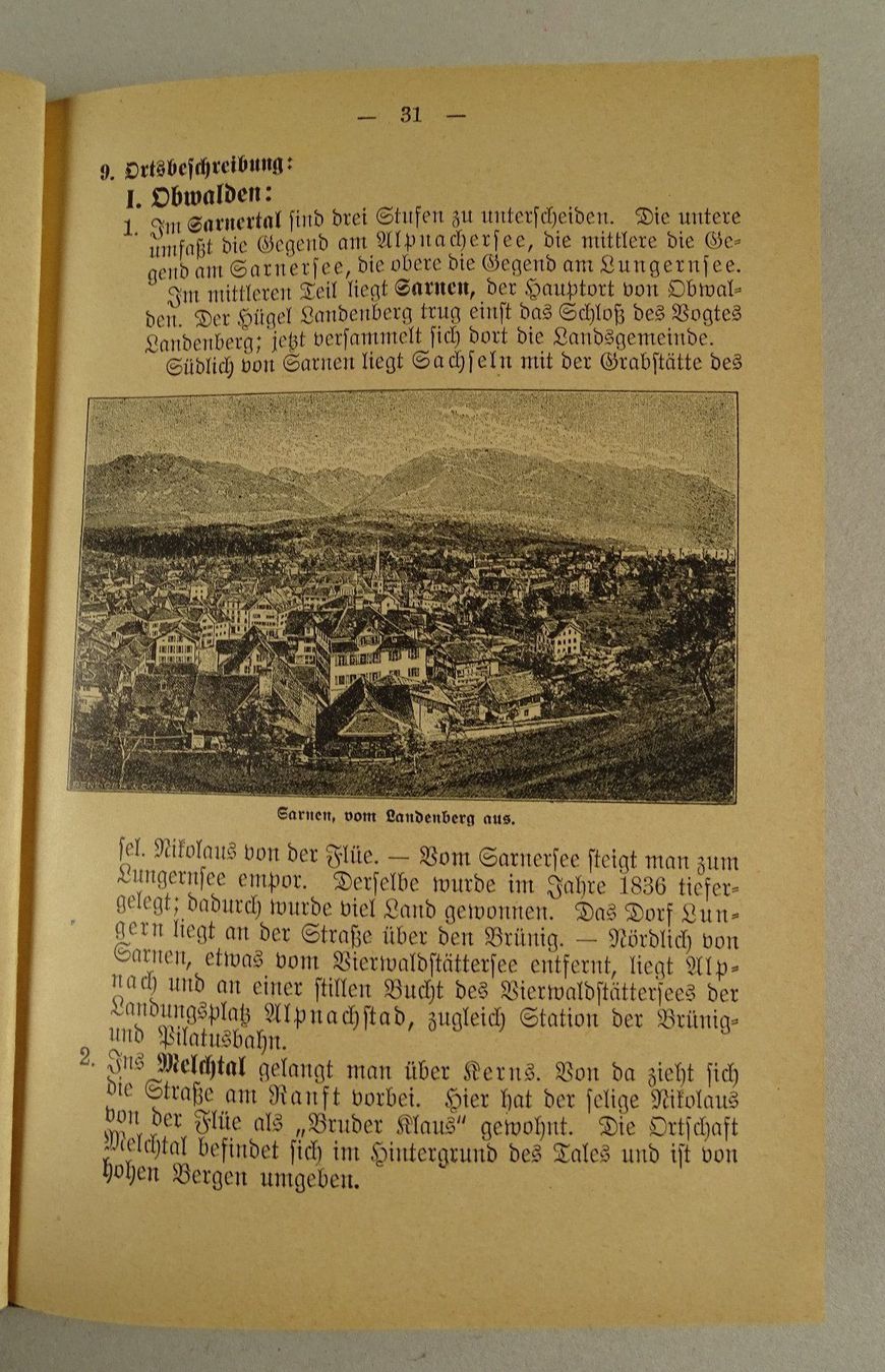 Libri: WASER: KLEINE SCHWEIZER GEOGRAPHIE, 1919 – Usato da Grüningen venduto da Kartensammler 3