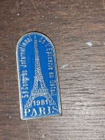 Vintage Paris Anstecker/Pin, 5e Congrès, , Rarität!
