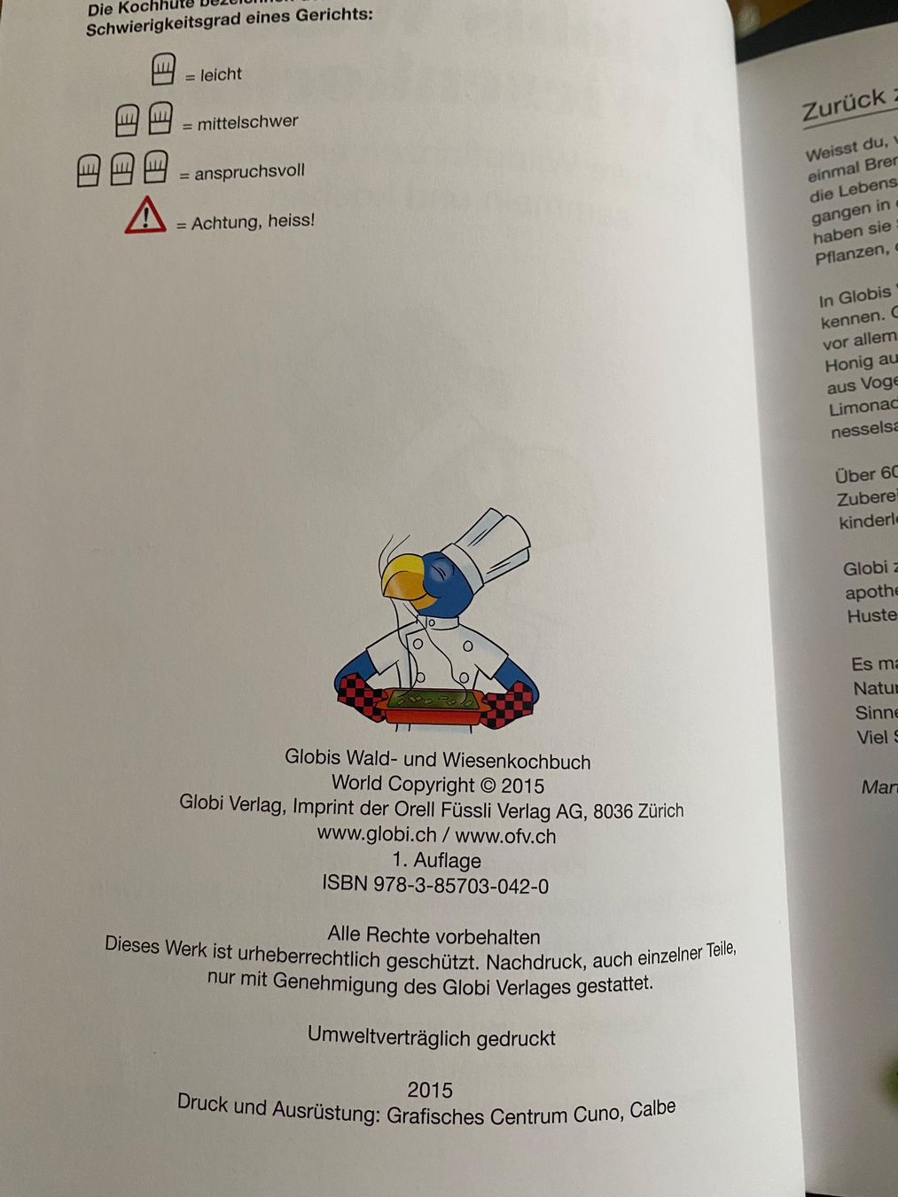 Bücher: GLOBIS WALD UND WIESENKOCHBUCH – Neu (gemäss Beschreibung) aus Zürich von Fashionparade 2