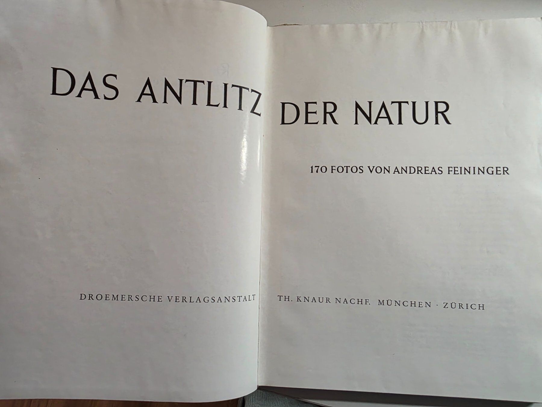 Libri: Das Antlitz der Natur - Andreas Feininger - 1957 – Usato da Walterswil BE venduto da Lonitti 4