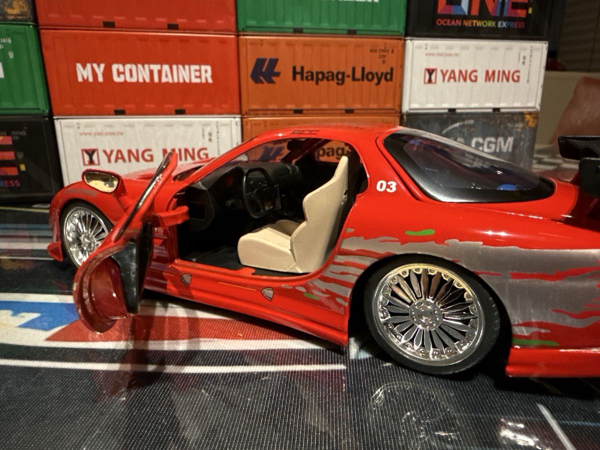 Mazda Modellini d'auto: Fast & Furious Mazda RX-7 1:24 – Nuovo (secondo la descrizione) da Basel venduto da Zomeg 1