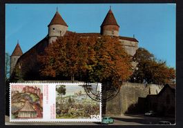Maximumkarte Schlachten-Jubiläum Murten
