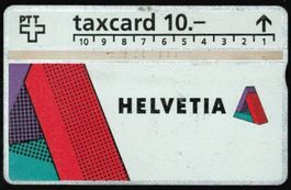Taxcard 207L_38087 Helvetia Agentur Zug 100 Ex
