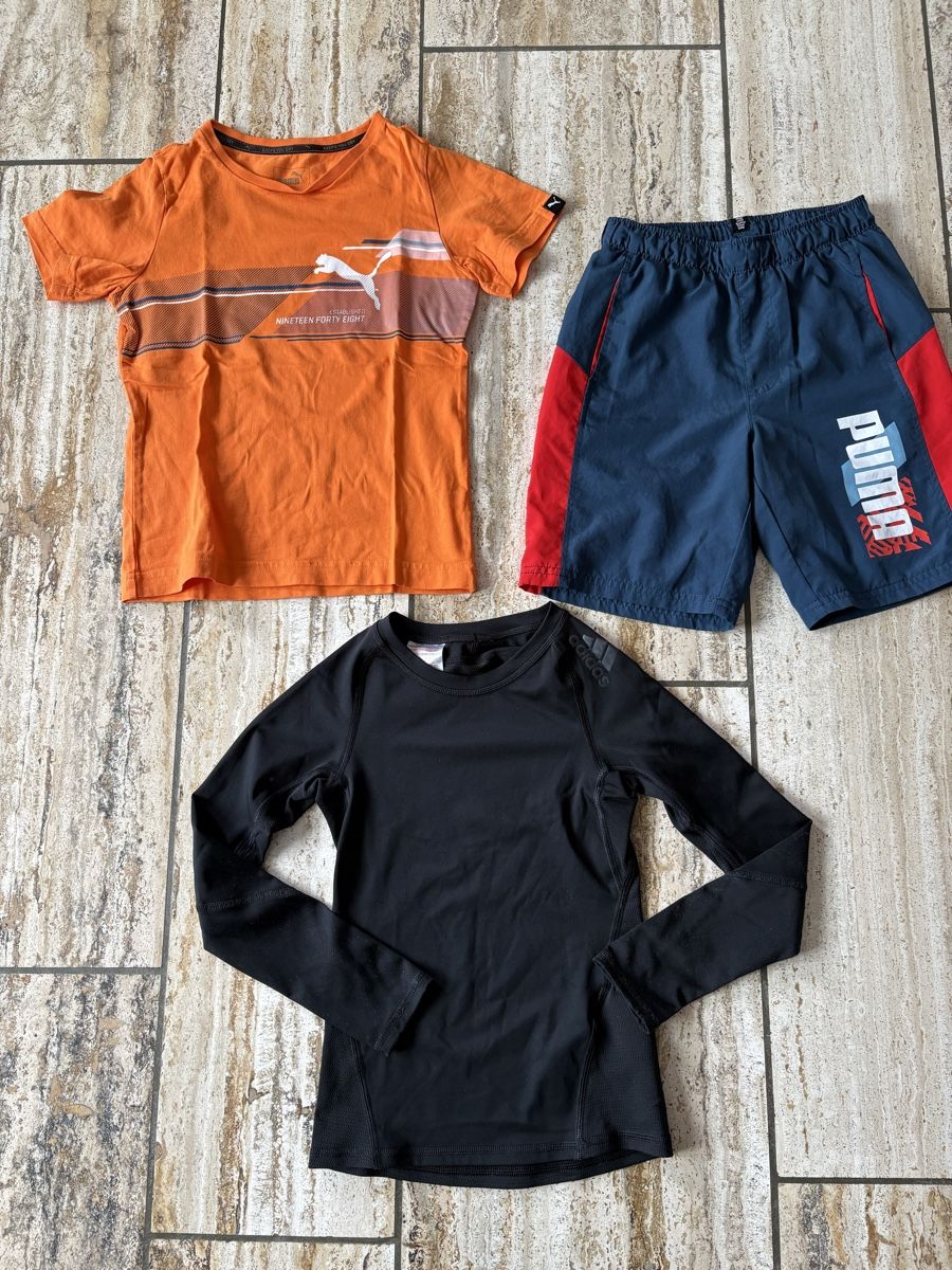 Puma Lotti & Set di vestiti: Sportset Puma/Adidas Grösse 128 – Usato da Nürensdorf venduto da Yellowstone09
