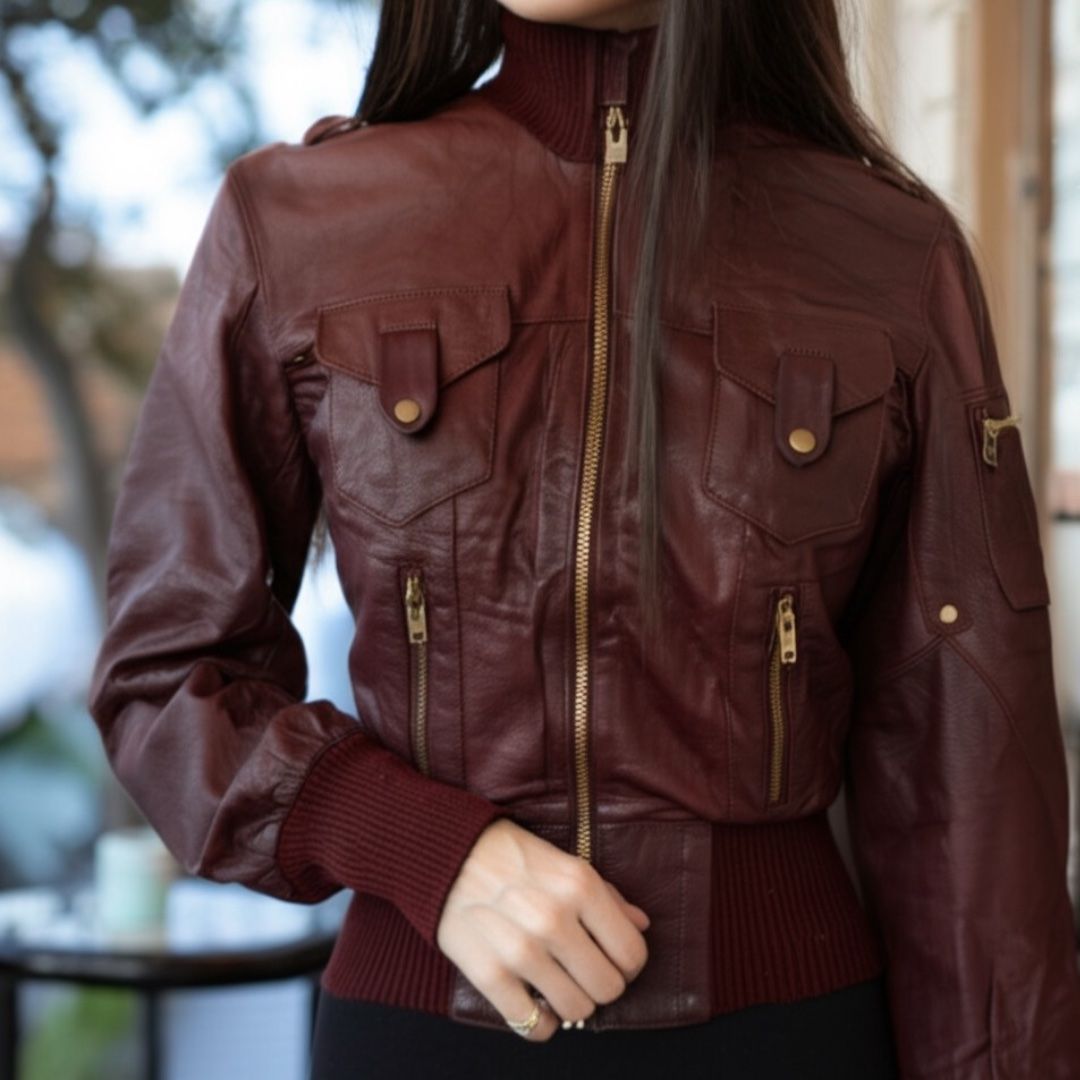 Giacche: Echt-Leder Jacke im Pilotenstil in Gr. S – Usato da Oberkirch LU venduto da petitefashion 1