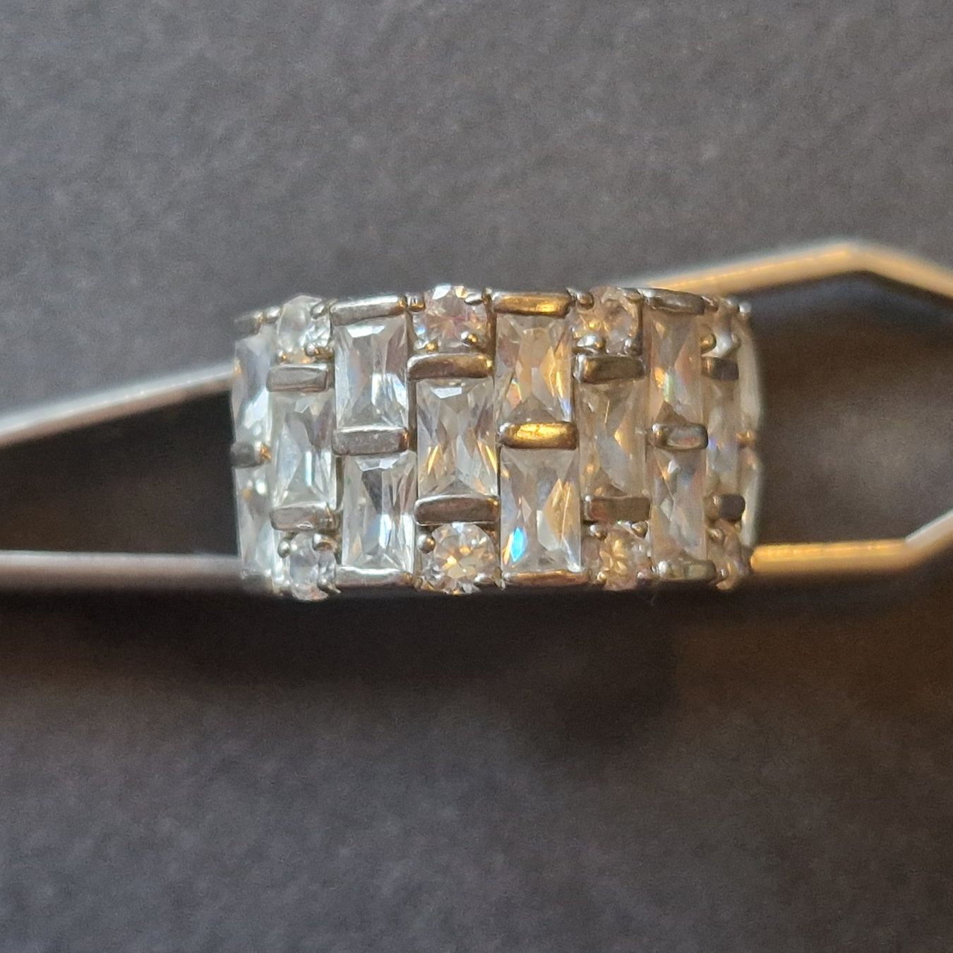 Anelli: Silberring mit Zirkonia, Gr.ca. 53 – Usato da Nänikon venduto da kriki 3