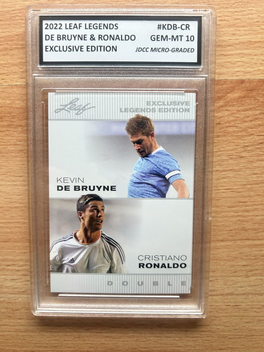 Carte collezionabili: 2022 Leaf Legends De Bruyne & Ronaldo Gem-MT 10 – Nuovo (secondo la descrizione) da Schötz venduto da lor_z95g