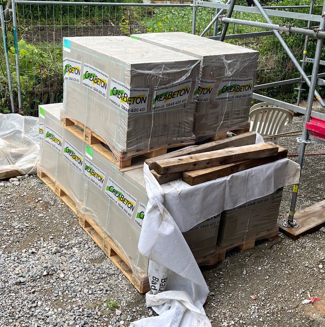 Pietre & tegole: Terrabloc M - gepresste Lehmsteine - 20 m2 – Nuovo e nell'imballaggio originale da Thalwil venduto da schlluka 1