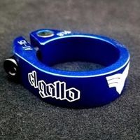 MTB 35mm Sattelklemme zum Schrauben - blau