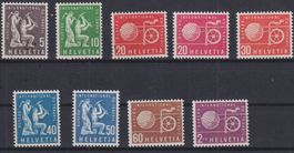 J74) Aemter BIT Satz 95 - 103, postfrisch, sehe Scan