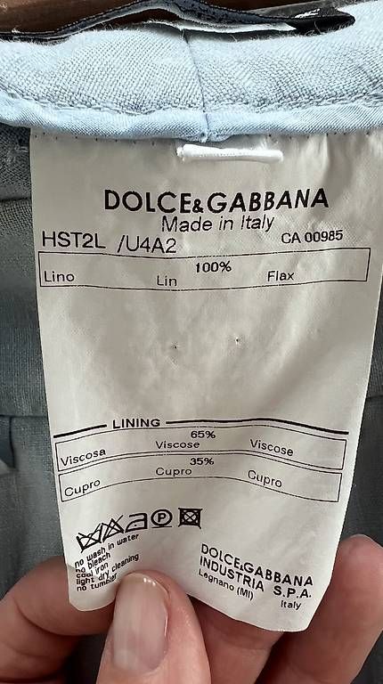 Anzüge & Kostüme: Dolce & Gabbana Leinen-Hosenanzug  – Gebraucht aus Zürich von JustynaB 7