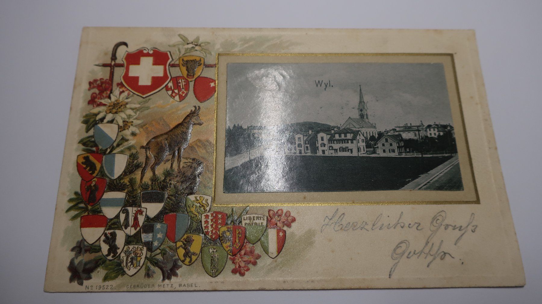 Cartoline postali: Wyl   1901 – Usato da Cormoret venduto da Pascalll2001 1