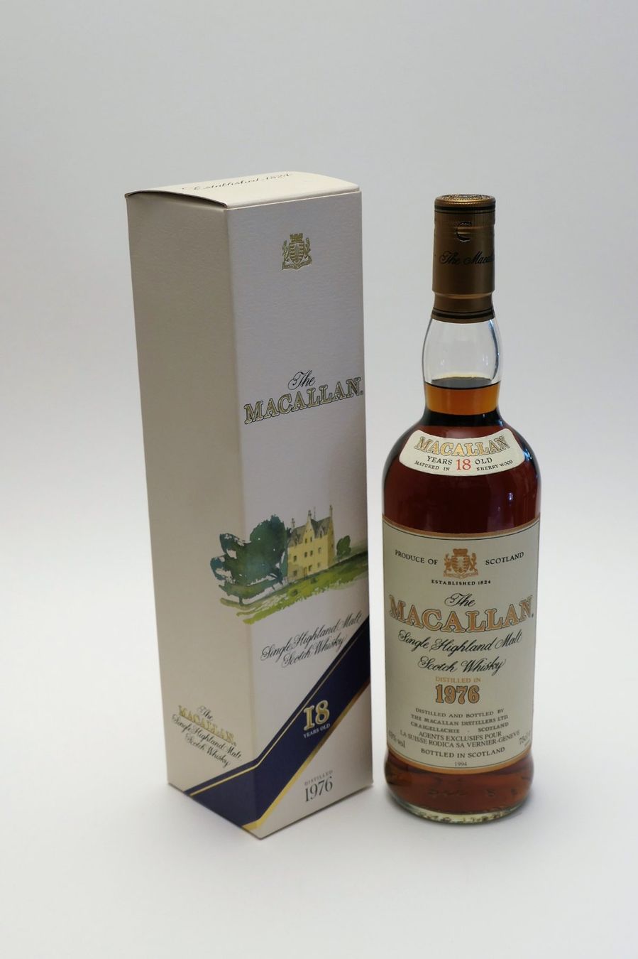 Macallan Bevande alcoliche: Macallan Sherry 18 years 1976 75 cl – Nuovo e nell'imballaggio originale da Deitingen venduto da Delikatessengold1