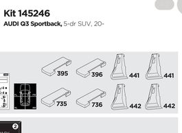 THULE 5246 Montagekit Clamp 145246