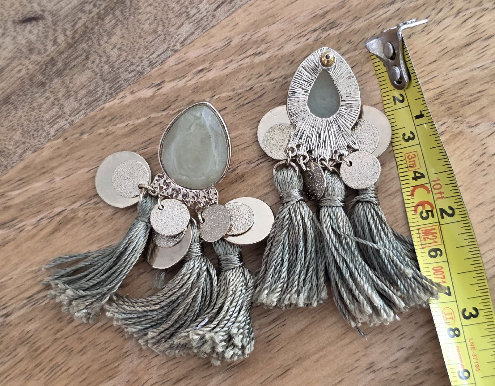 Boucles d'oreille: Ohrringe Fransen mit Steinen  – D'occasion à Rheinsulz par Gilea 3