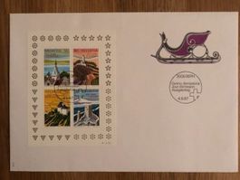 FDC 200 Jahre Tourismus in der CH 1987