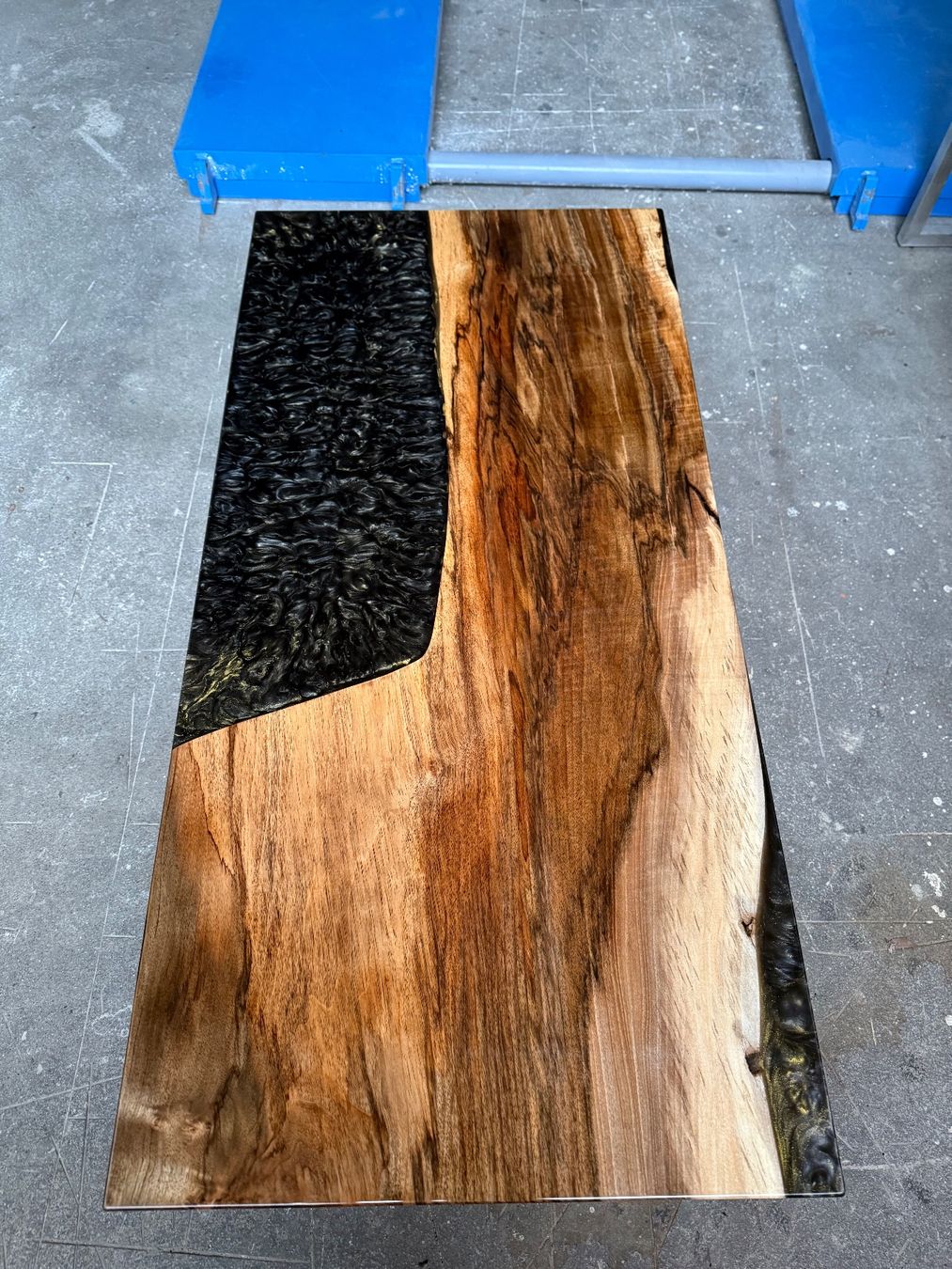Tavoli: Epoxydharz Couchtisch – Nuovo e nell'imballaggio originale da amriswil venduto da danihgt 1