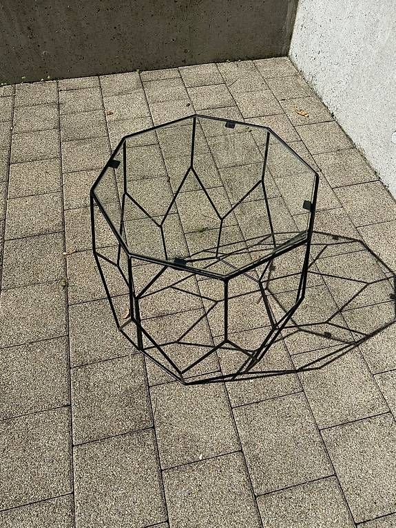 Tavoli: Metalltisch schwarz mit Glasplatte – Usato da Bassersdorf venduto da ale_28qt 1