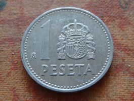 ESPAGNE  1  Pesetas  1988