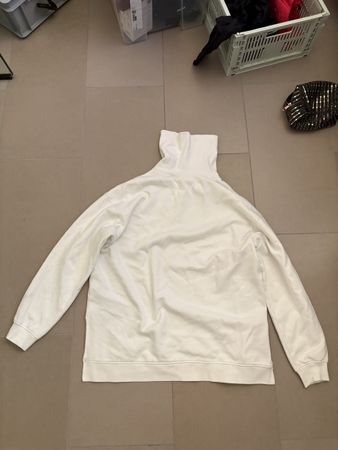 Rollkragenpullover weiss S