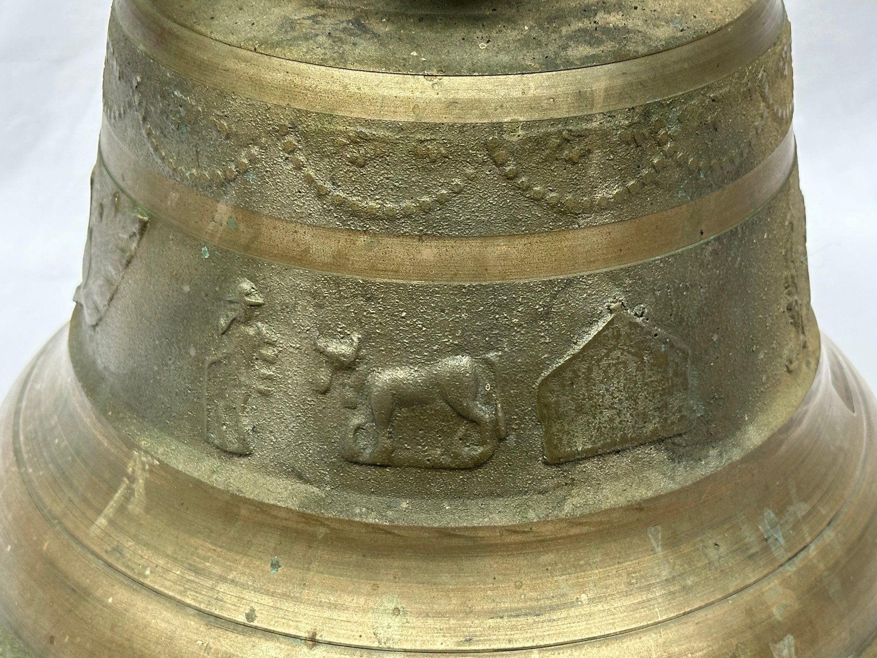 Campanacci mucche: Grosse Glocke ALBERTANO LA SARRAZ Schweizer Kuhglocke – Usato da Buochs venduto da hubi98 5