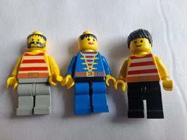 3 LEGO Piraten Figuren Set, Vintage