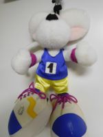 Grosse Diddl Maus Fussballer ca. 37cm