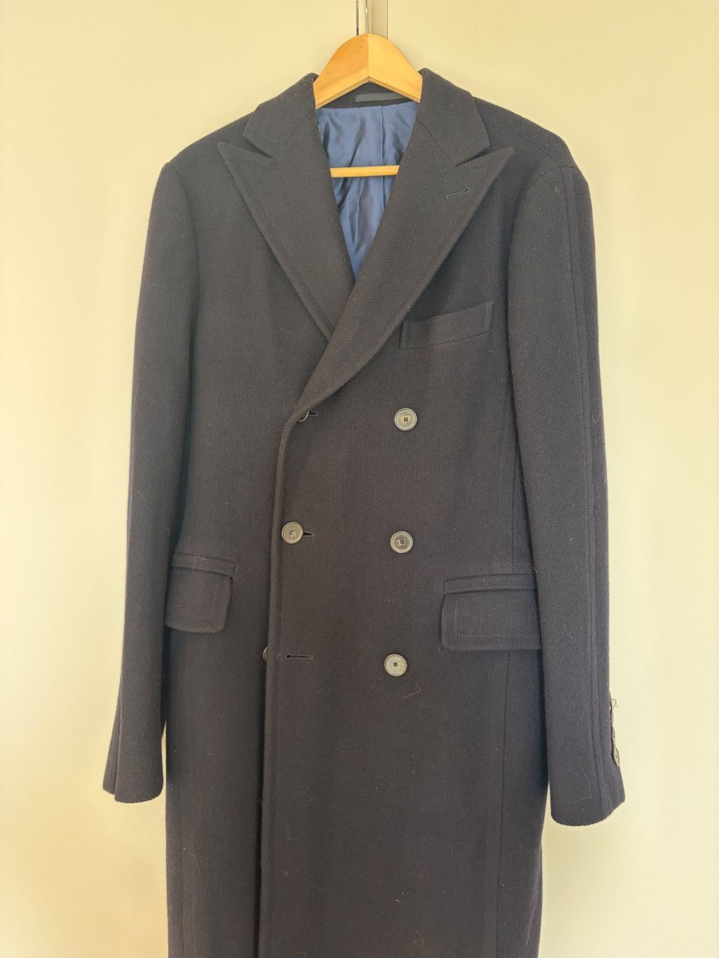 Cappotti: Façonnable Polo Coat - Navy, Size 50 – Usato da bassins venduto da theonlyrod