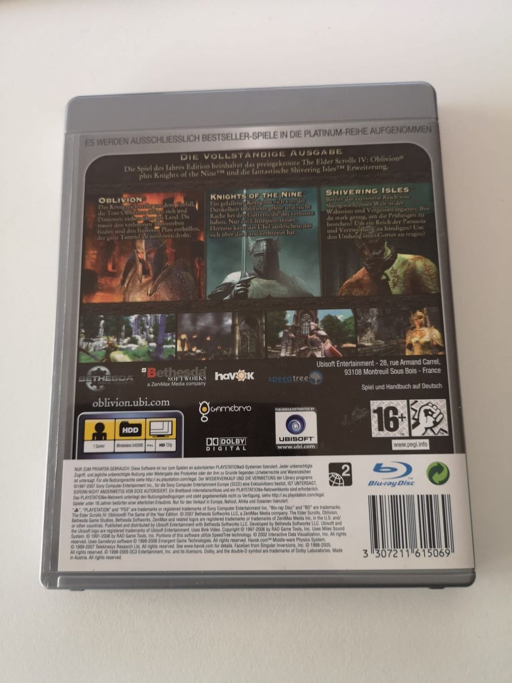 Giochi: Oblivion (Platinum) (PS3) – Usato da Herisau venduto da Seyashop_2 2