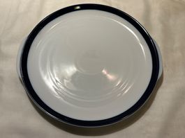 Hutschenreuther Gerbany Servierplatte, Blau-Weiss