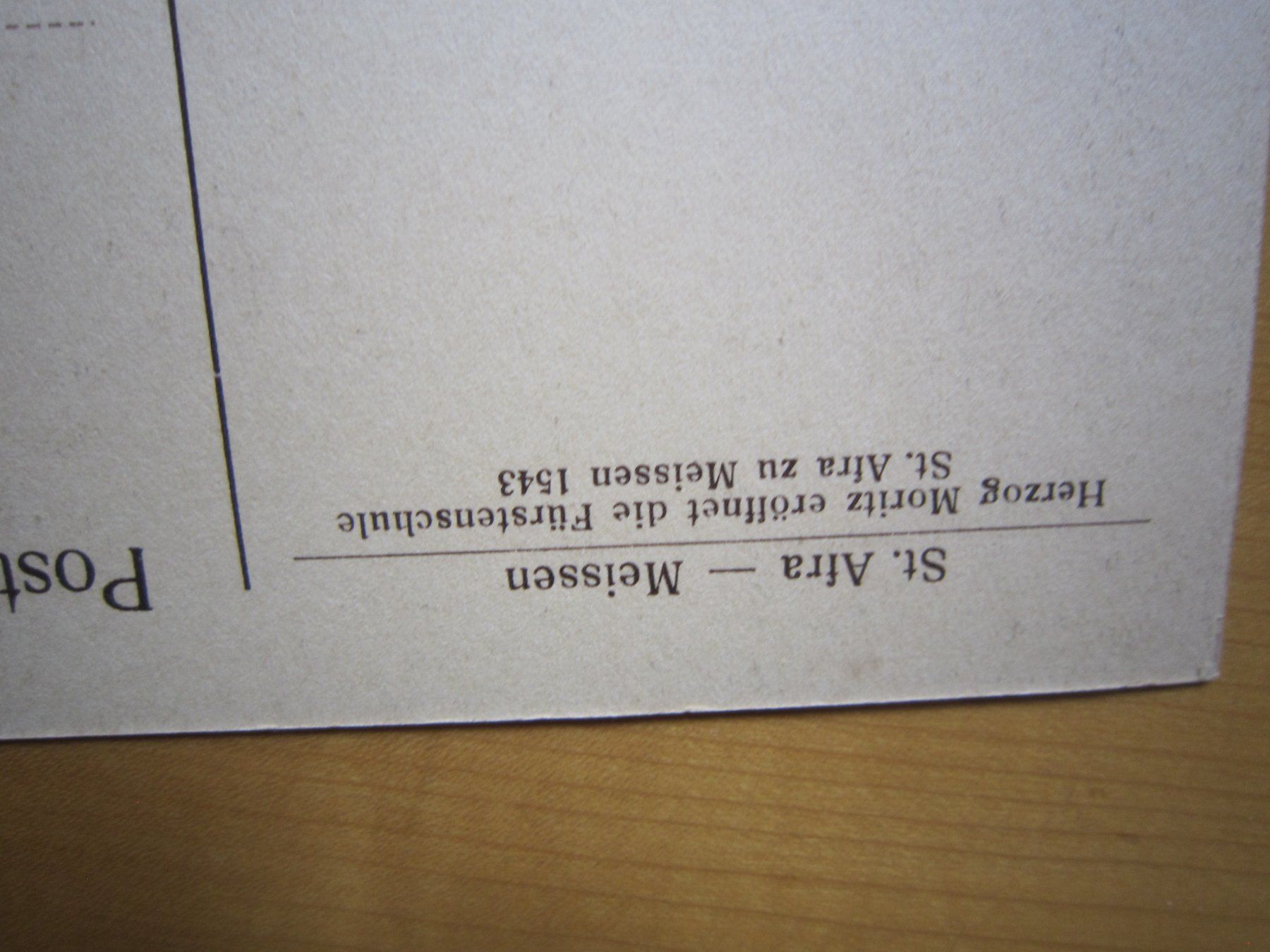 Cartoline postali: No 4 St Afra zu Meissen Postkarte – Usato da Gordola venduto da Polentaefung 3