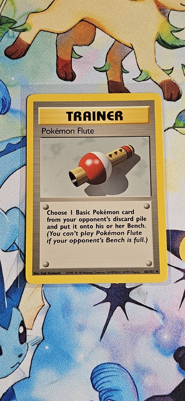 Pokémon Carte collezionabili: Pokemon Flute 86/102 Base Set ENG – Usato da Belp venduto da Ginus85
