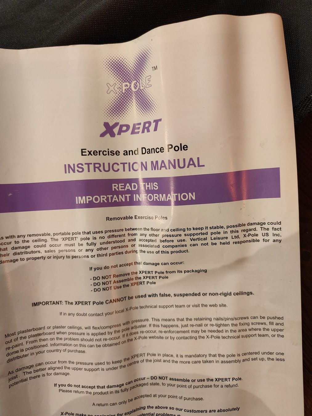 Hometrainer: Poledance Stange X-Pole Xpert – Gebraucht aus Schänis von mel_hhn6 5