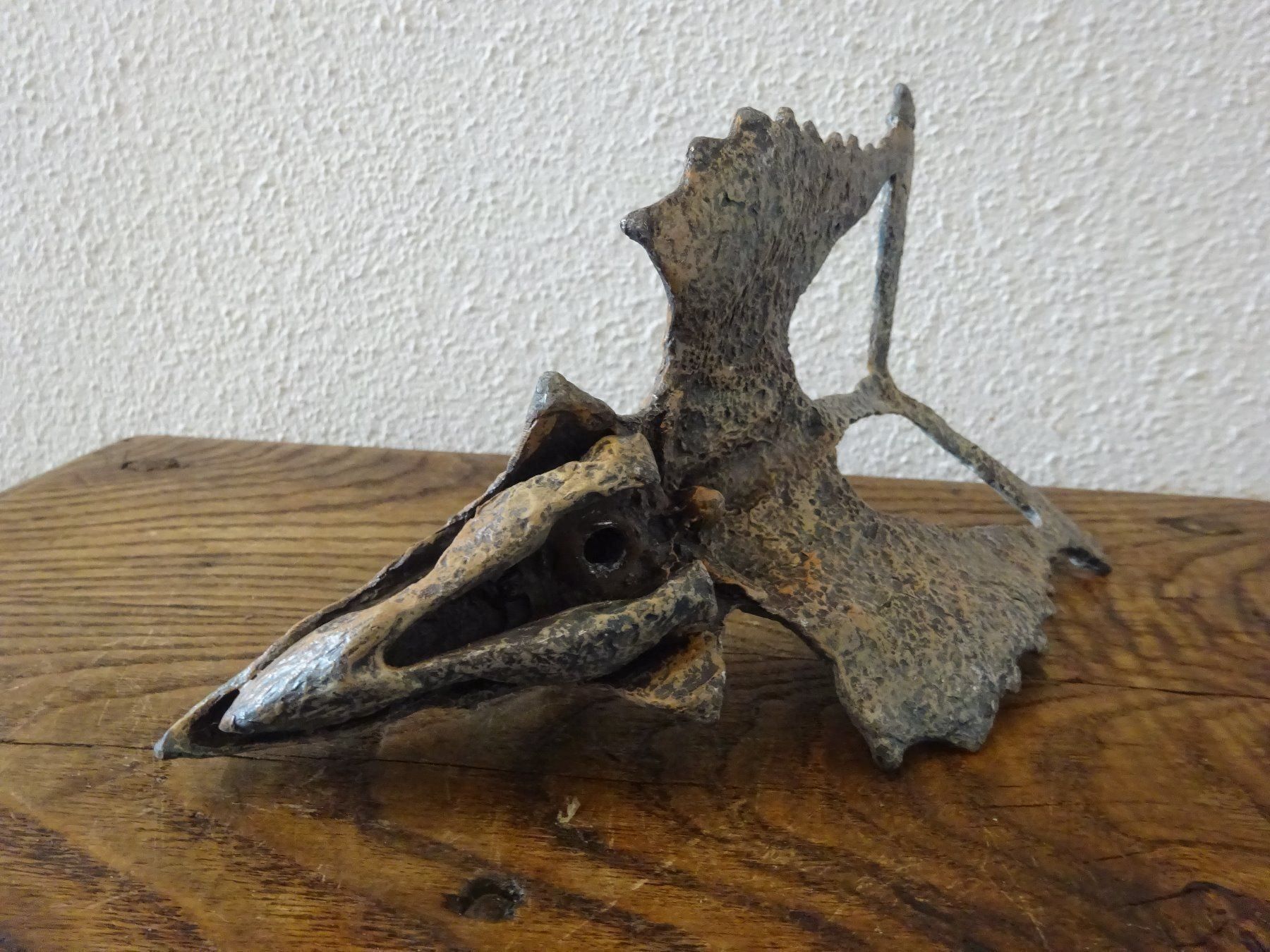 Fossili: Skulptur Saurier Schädel / Drachen – Usato da Esslingen venduto da eintagammeer 6
